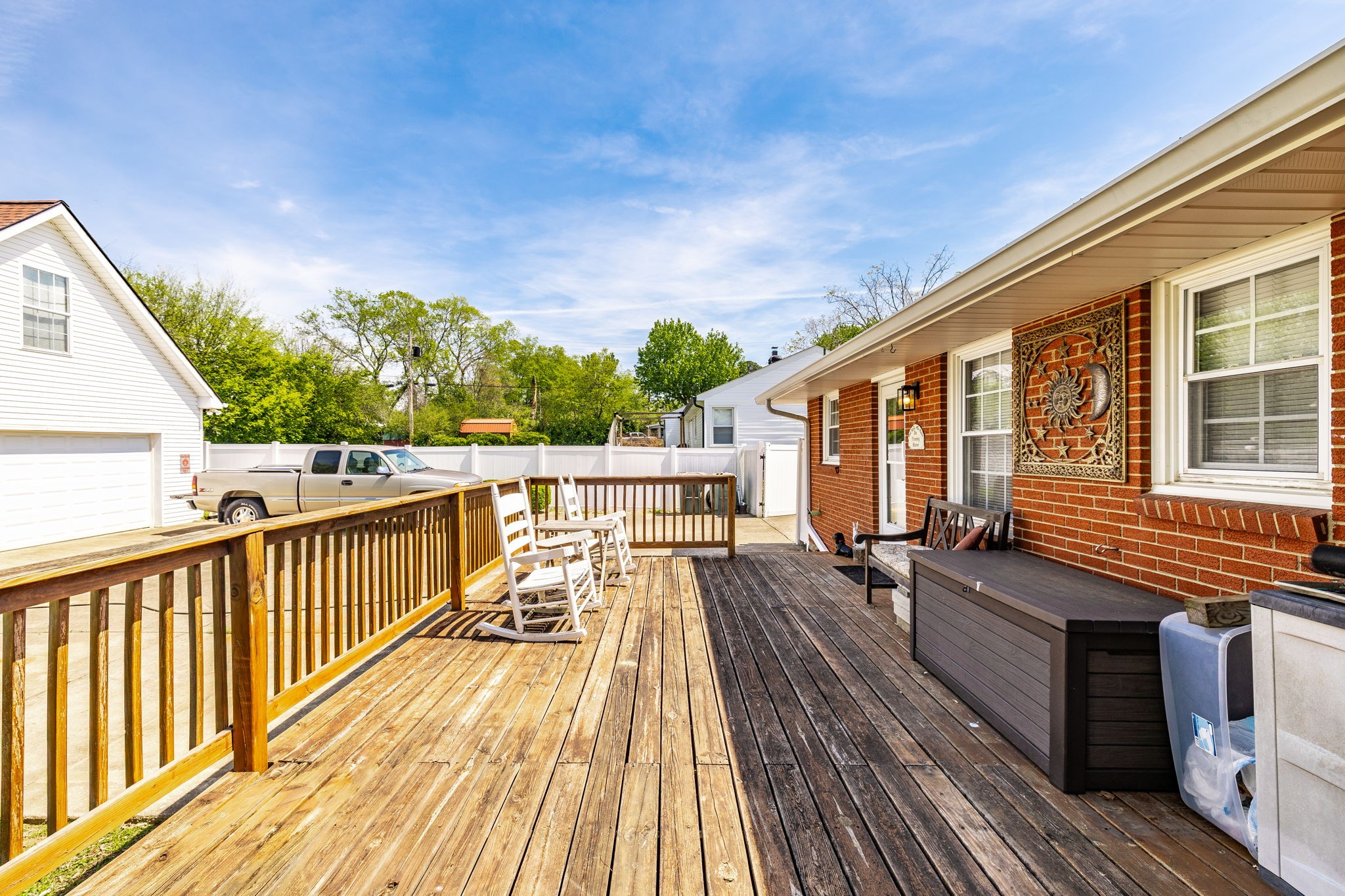 926 Hart Street Gallatin, TN 37066 - Photo 31 of 53 a view of balcony with wooden floor and fence