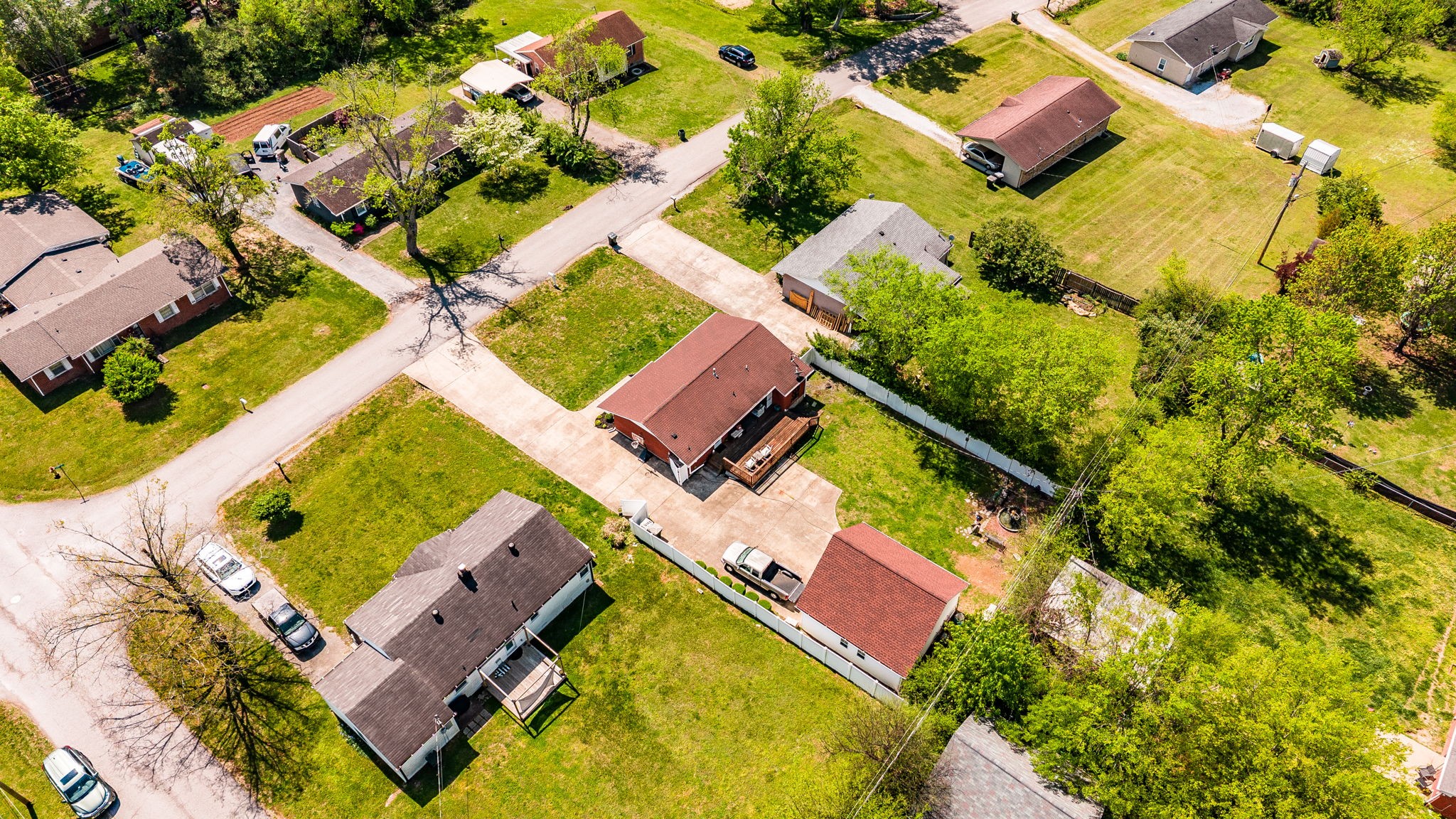 926 Hart Street Gallatin, TN 37066 - Photo 50 of 53 an aerial view of a house with a swimming pool