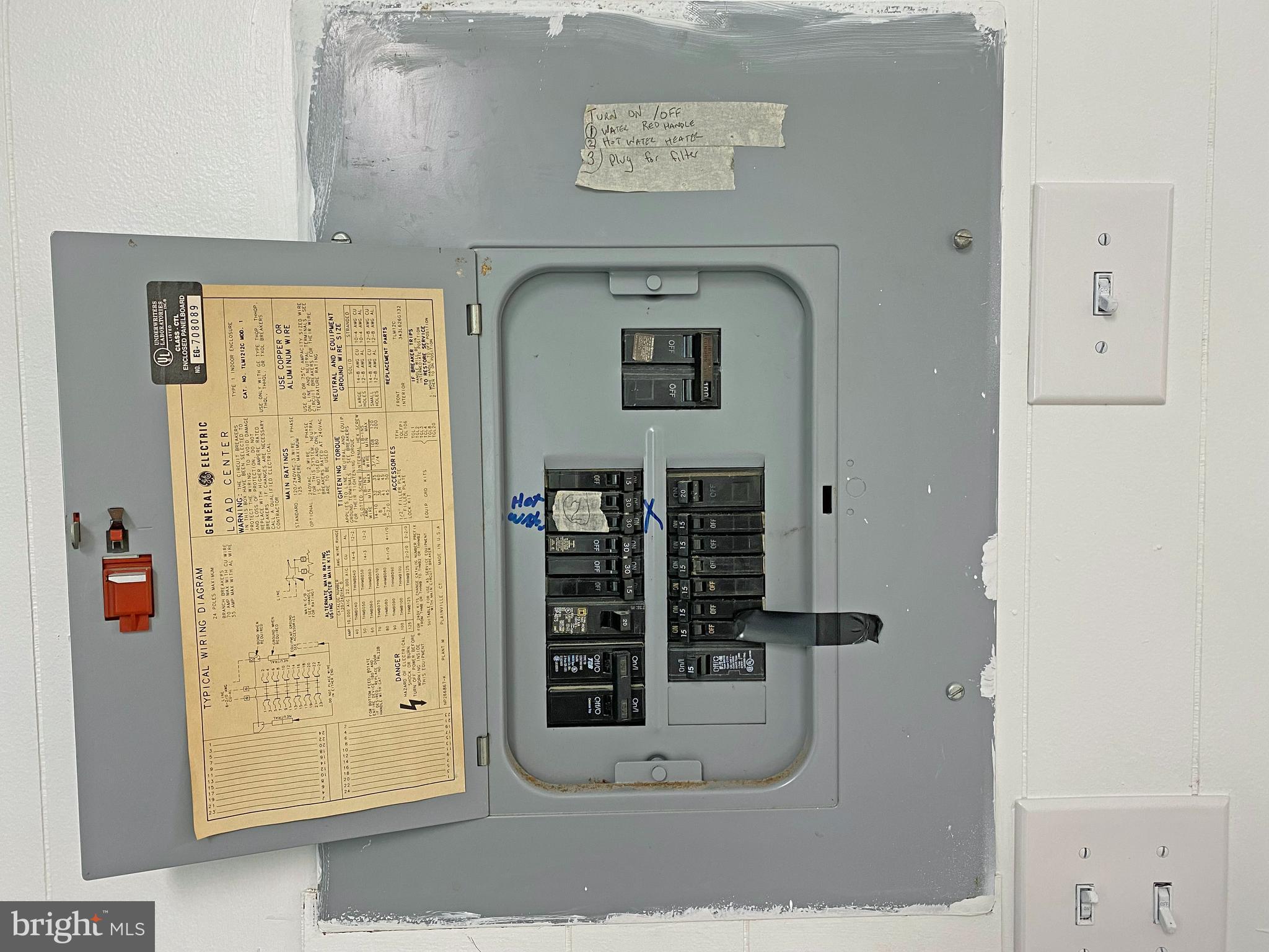 28098 Carpenter Road Milton, DE 19968 - Photo 24 of 35 1 of 2 Electric Panels (in Laundry Rm)