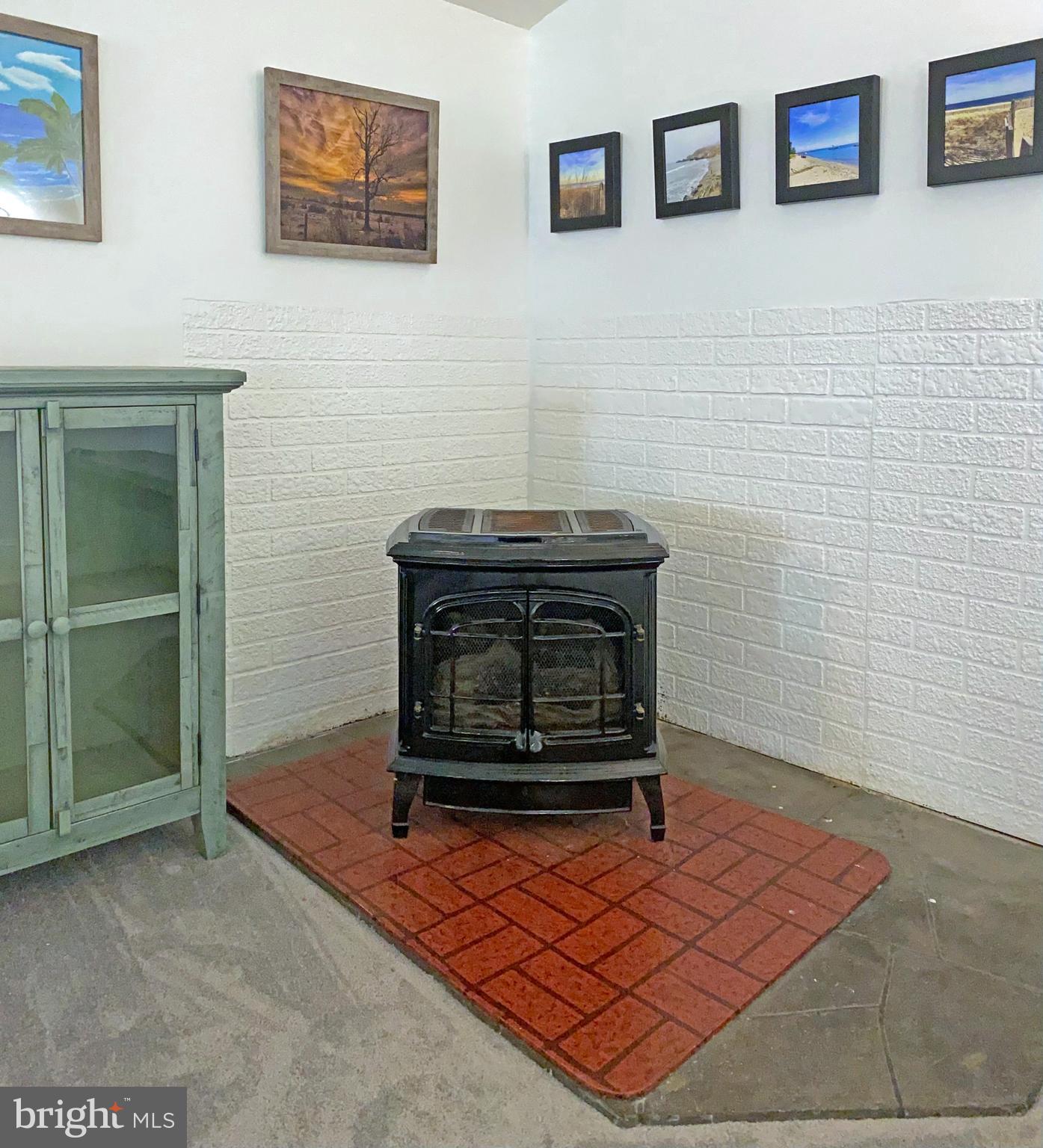 28098 Carpenter Road Milton, DE 19968 - Photo 4 of 35 Gas Wood Stove-Style Fireplace