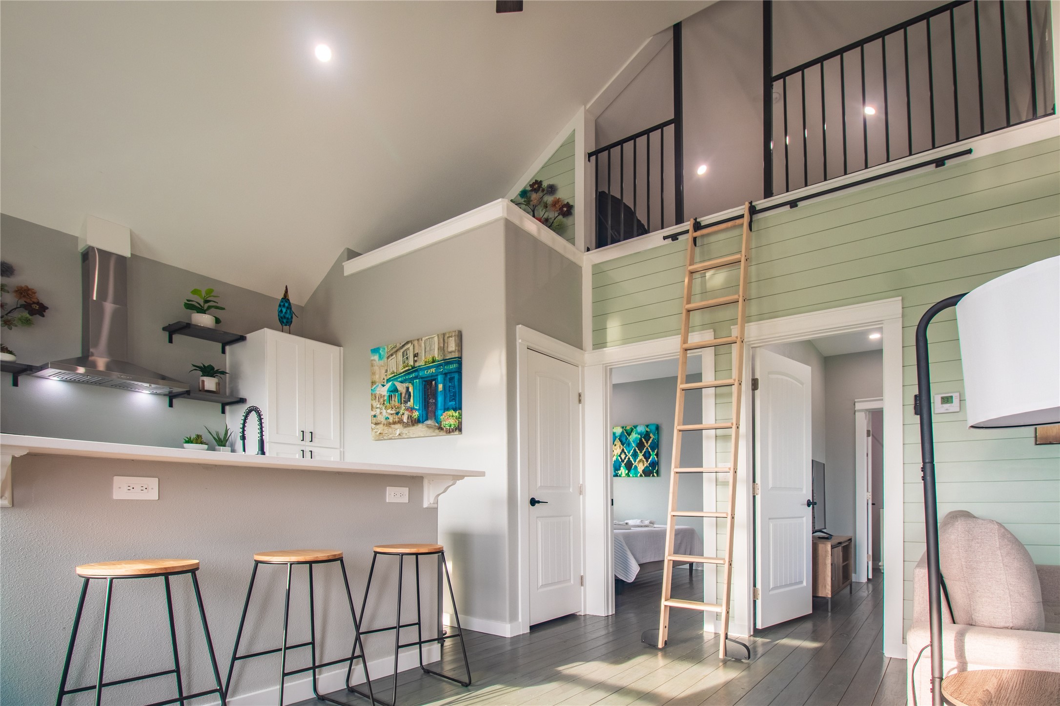 1040 Johnson Road Port Bolivar, TX 77650 - Photo 18 of 49 a view of living room kitchen and entryway