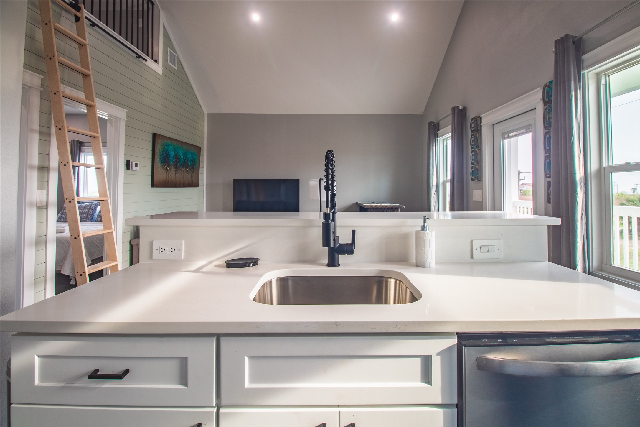 1040 Johnson Road Port Bolivar, TX 77650 - Photo 21 of 49 a close view of a sink and a dresser in a room