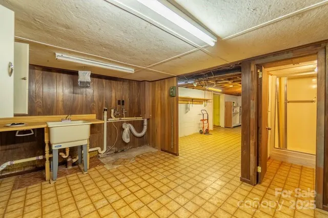 a bathroom with a sink