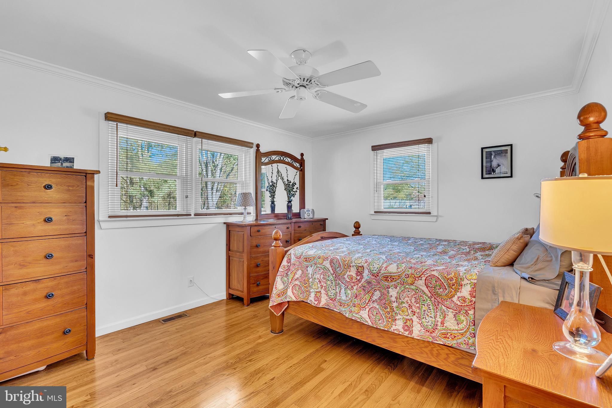 6 Park Road Mount Holly, NJ 08060 - Photo 33 of 58 a bedroom with a bed and wooden floor