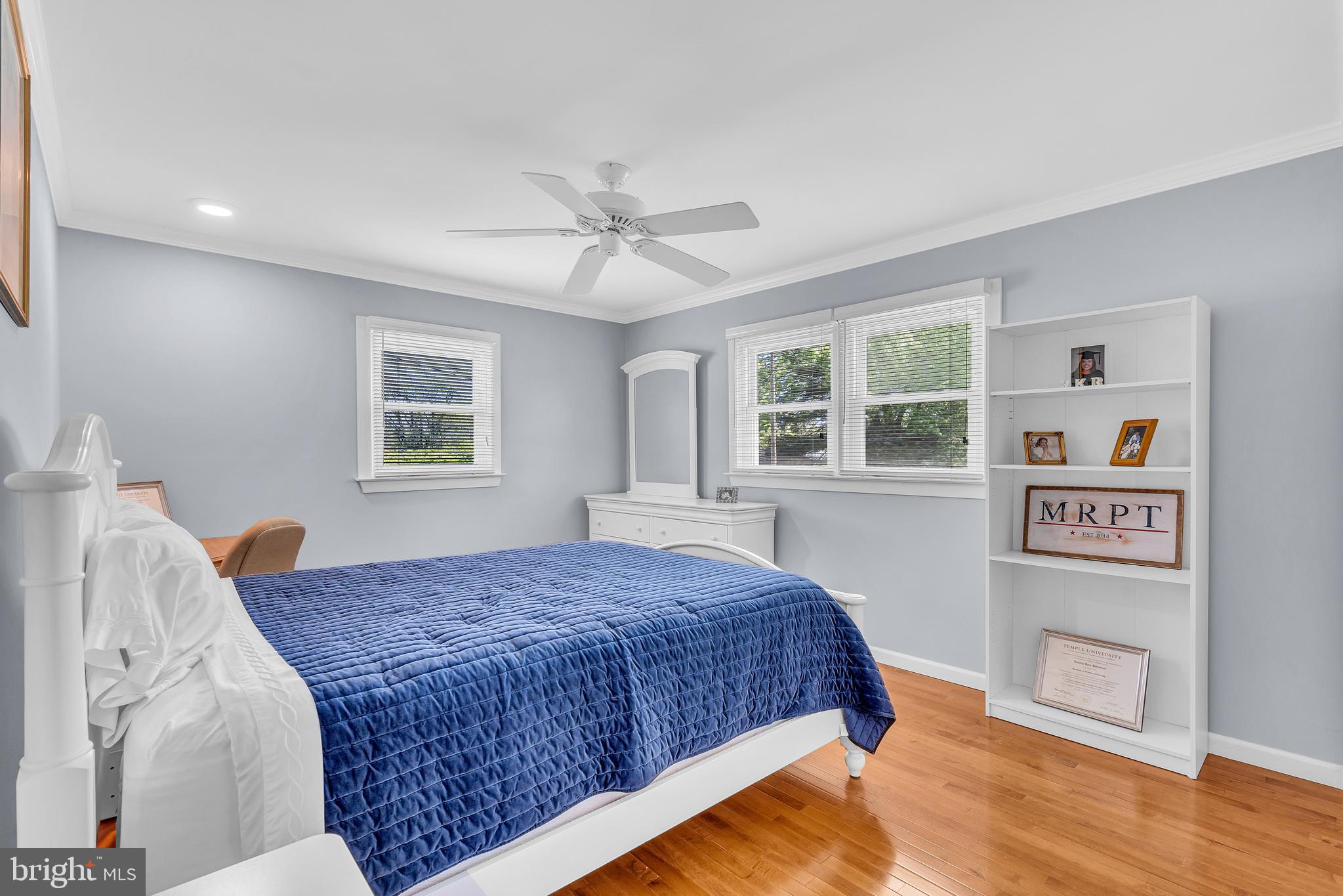 6 Park Road Mount Holly, NJ 08060 - Photo 36 of 58 a bedroom with a bed a dresser and a window