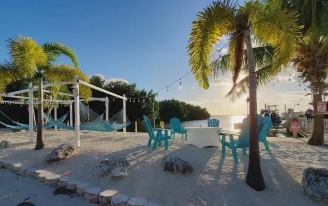 a view of outdoor space with seating area and entertaining space