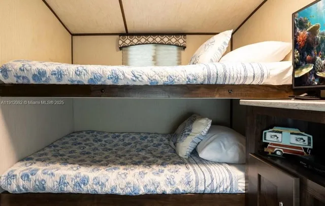 a room with a fireplace