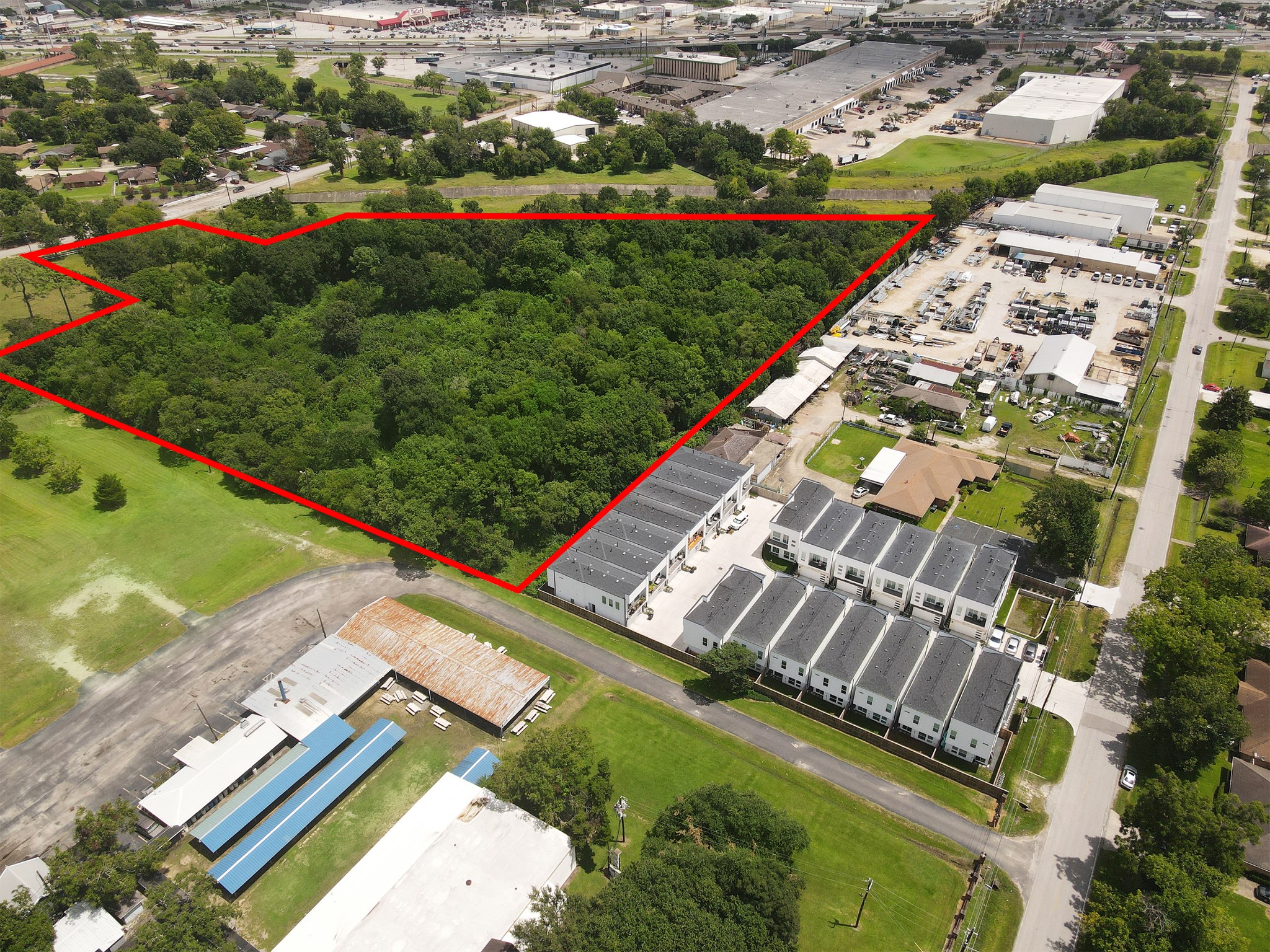 0 Victoria Drive Houston, TX 77022 - Photo 3 of 10 20 New townhomes recently built right behind the tract on Whitney St.