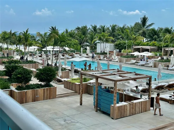 a view of a chairs and table in the terrace