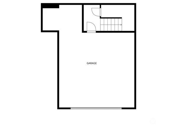 a picture of a bench in front of a door