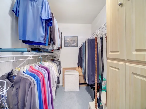 a view of a walk in closet