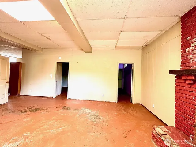 a view of empty room