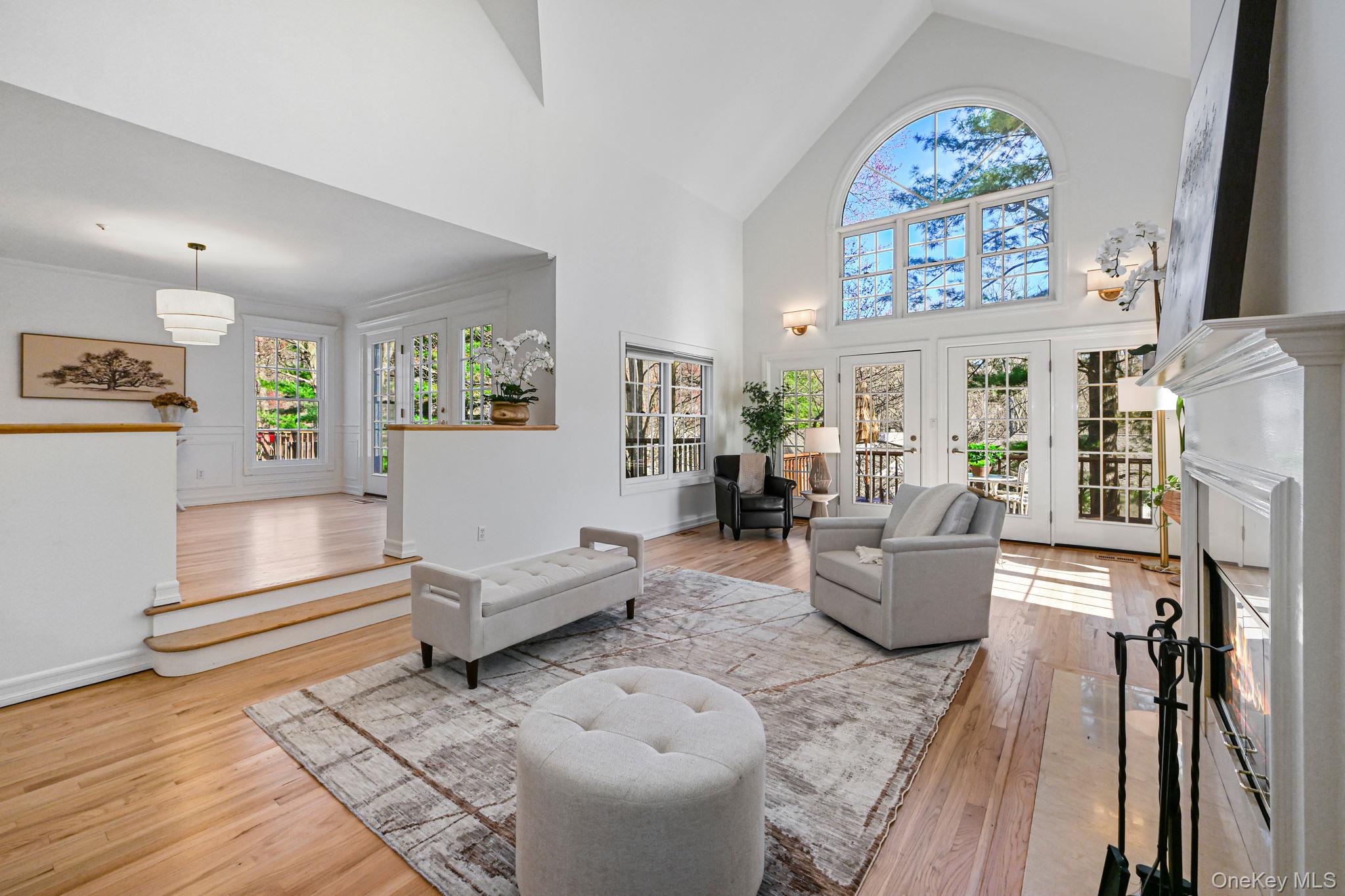 125 Cross River Road Mount Kisco, NY 10549 - Photo 7 of 46 Spectacular Living room leading to large dining room