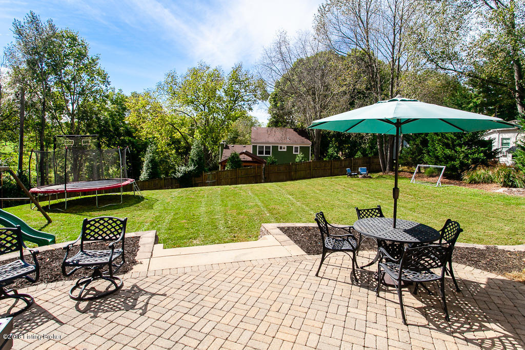 4314 Old Springdale Road Louisville, KY 40241 - Photo 30 of 38 Your outdoor oasis awaits! A pavered-patio spans much of the rear of the home and could easily accommodate a large outdoor dining table, a grill, lounge chairs, and accent furniture
