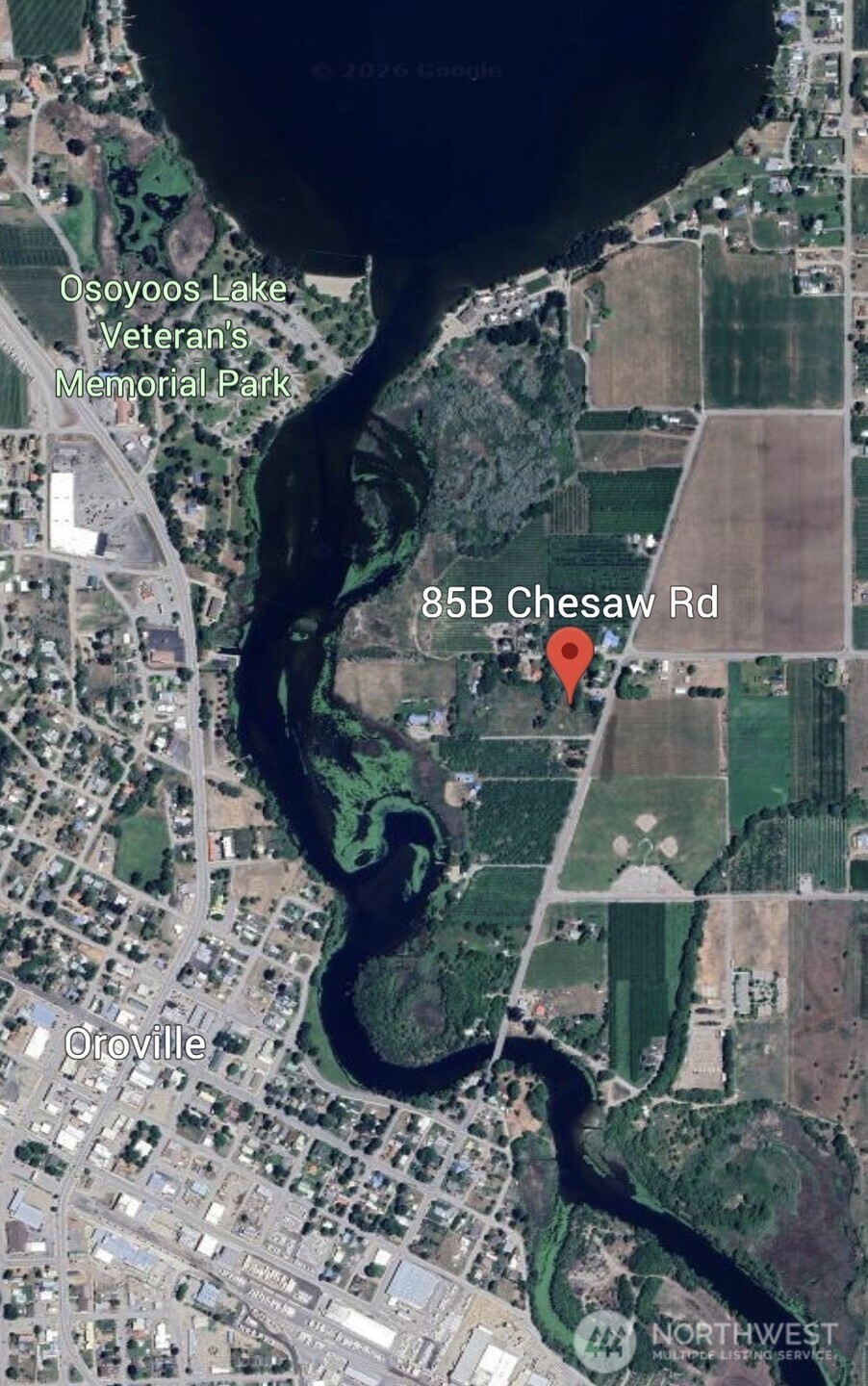 85 Chesaw Road, Unit B Oroville, WA 98844 - Photo 19 of 19 an aerial view of a house