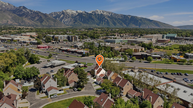 788 East Gables Street Midvale, UT 84047 - Photo 23 of 24 Aerial perspective showcasing a residential community with varied architectural styles and mature trees