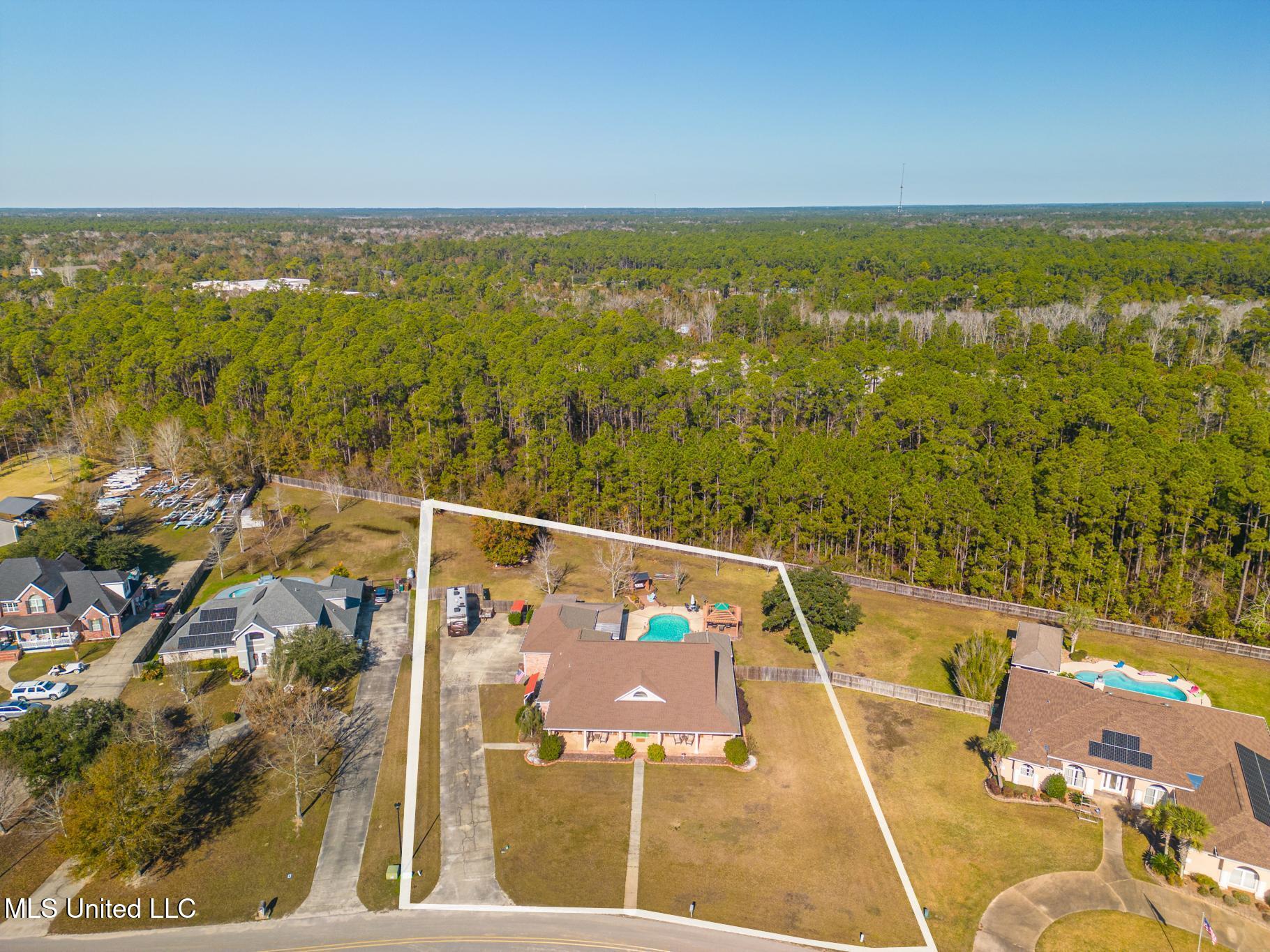 22124 Abbey Road Pass Christian, MS 39571 - Photo 3 of 40 aerial 2