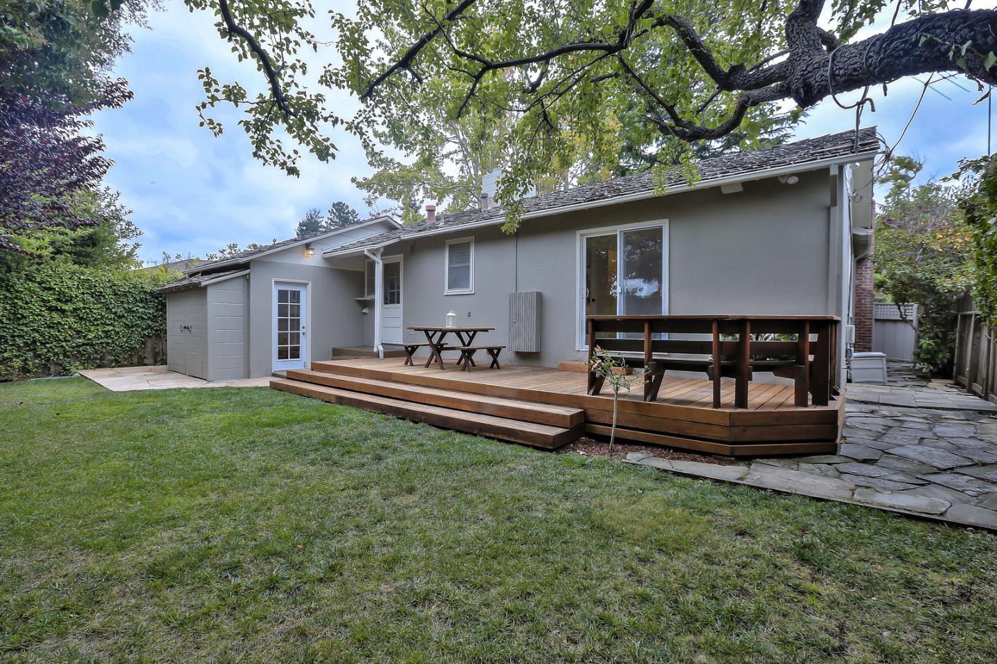 525 Alhambra Road San Mateo, CA 94402 - Photo 17 of 39 a house view with a garden space