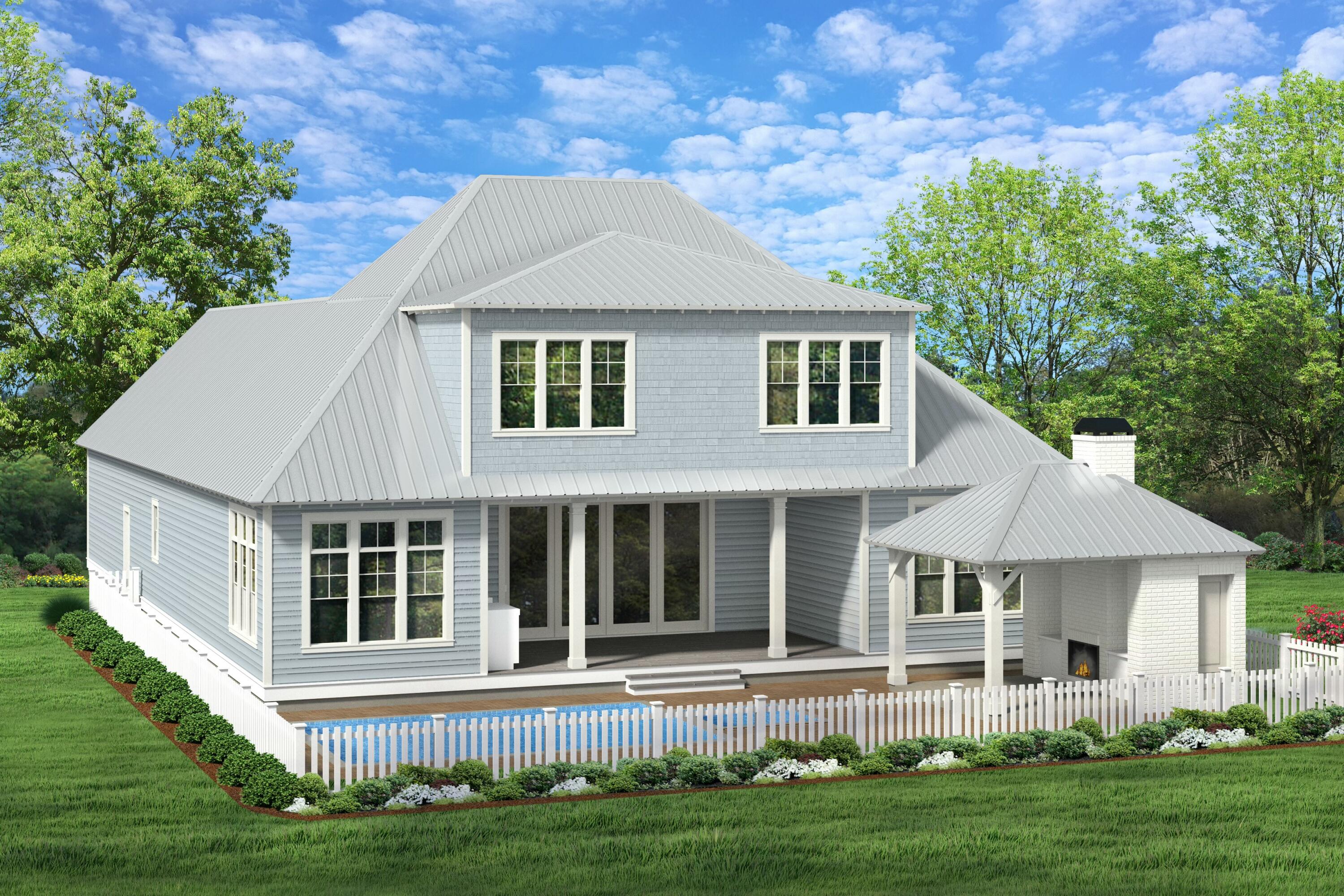 319 East Pollard Cove, Unit LOT 95 Watersound, FL 32461 - Photo 2 of 28 a front view of a house with a yard