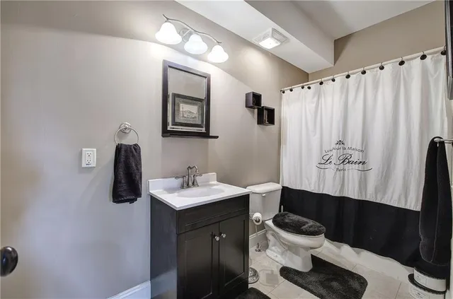 a view of a lake in middle of the town