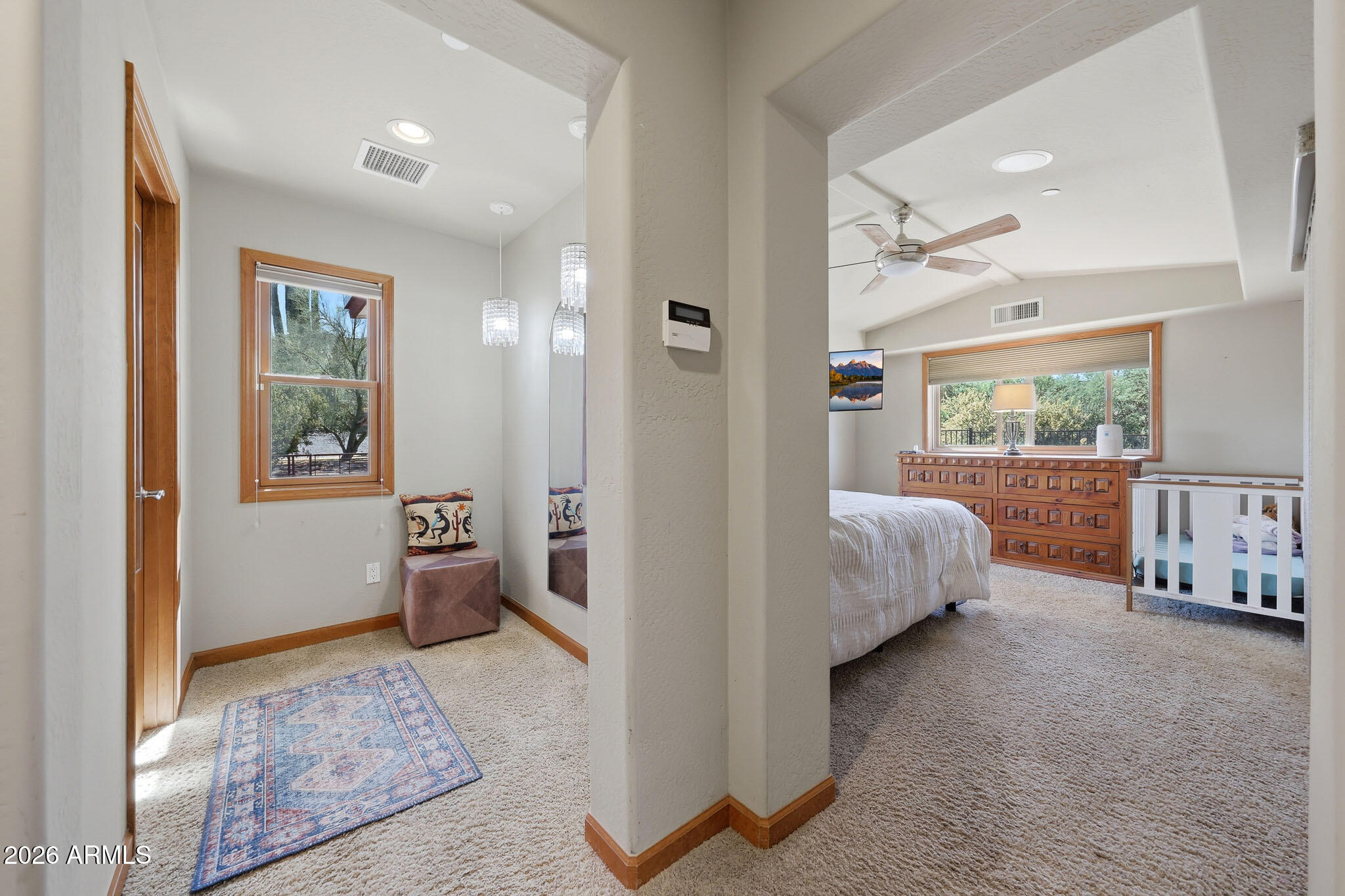 6019 East Blue Ridge Drive Cave Creek, AZ 85331 - Photo 36 of 49 a bed room with a bed and a couch