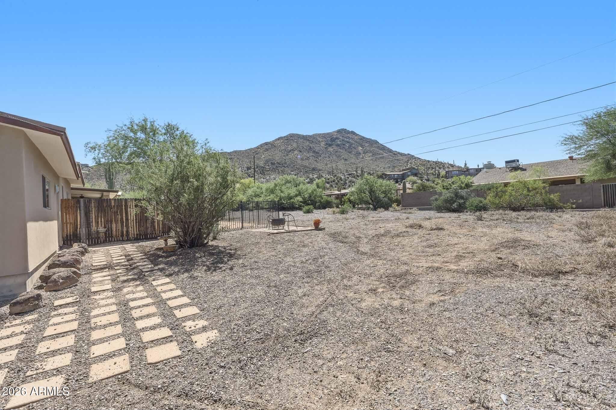 6019 East Blue Ridge Drive Cave Creek, AZ 85331 - Photo 43 of 49 a view of a backyard with large trees