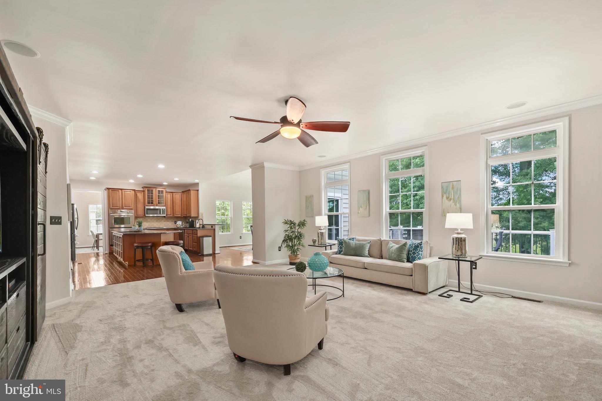 4954 Pebble Run Road Warrenton, VA 20187 - Photo 13 of 67 family room w/brand new carpet