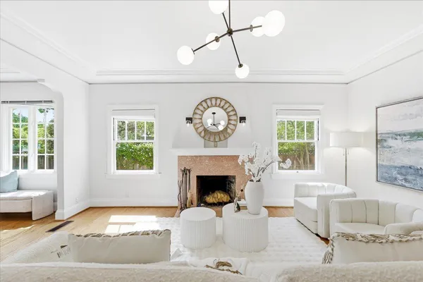 a kitchen with stainless steel appliances granite countertop a stove and a microwave