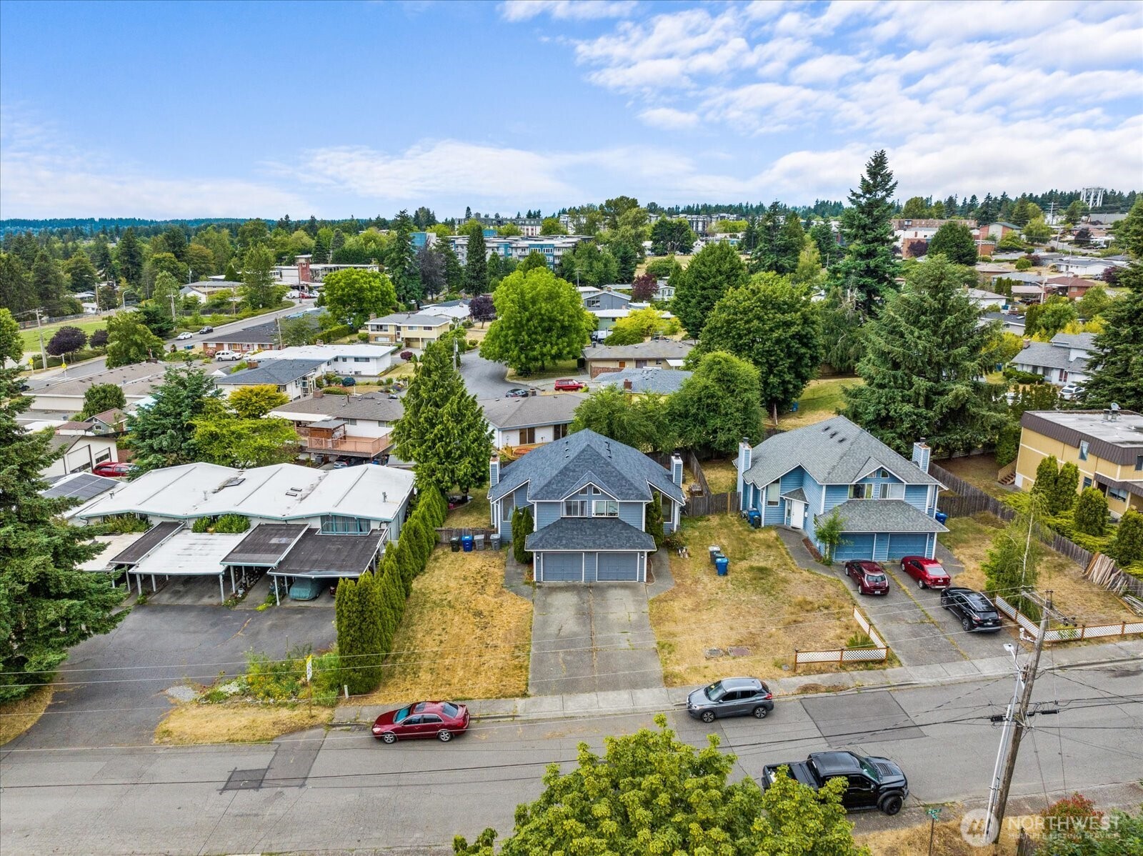 2826 Northeast 8th Street Renton, WA 98056 - Photo 17 of 20 an aerial view of residential houses with outdoor space