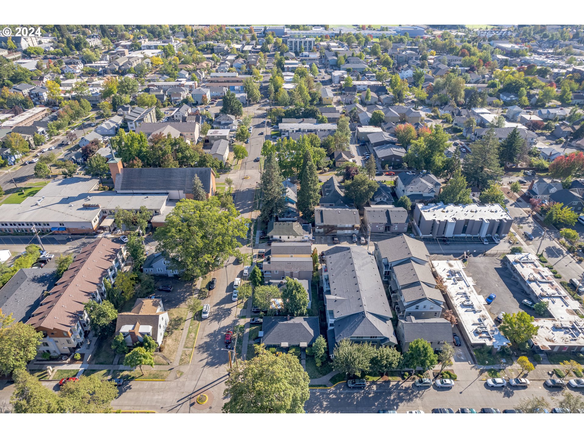 1408 Ferry Street Eugene, OR 97401 - Photo 9 of 20 an aerial view of multiple house
