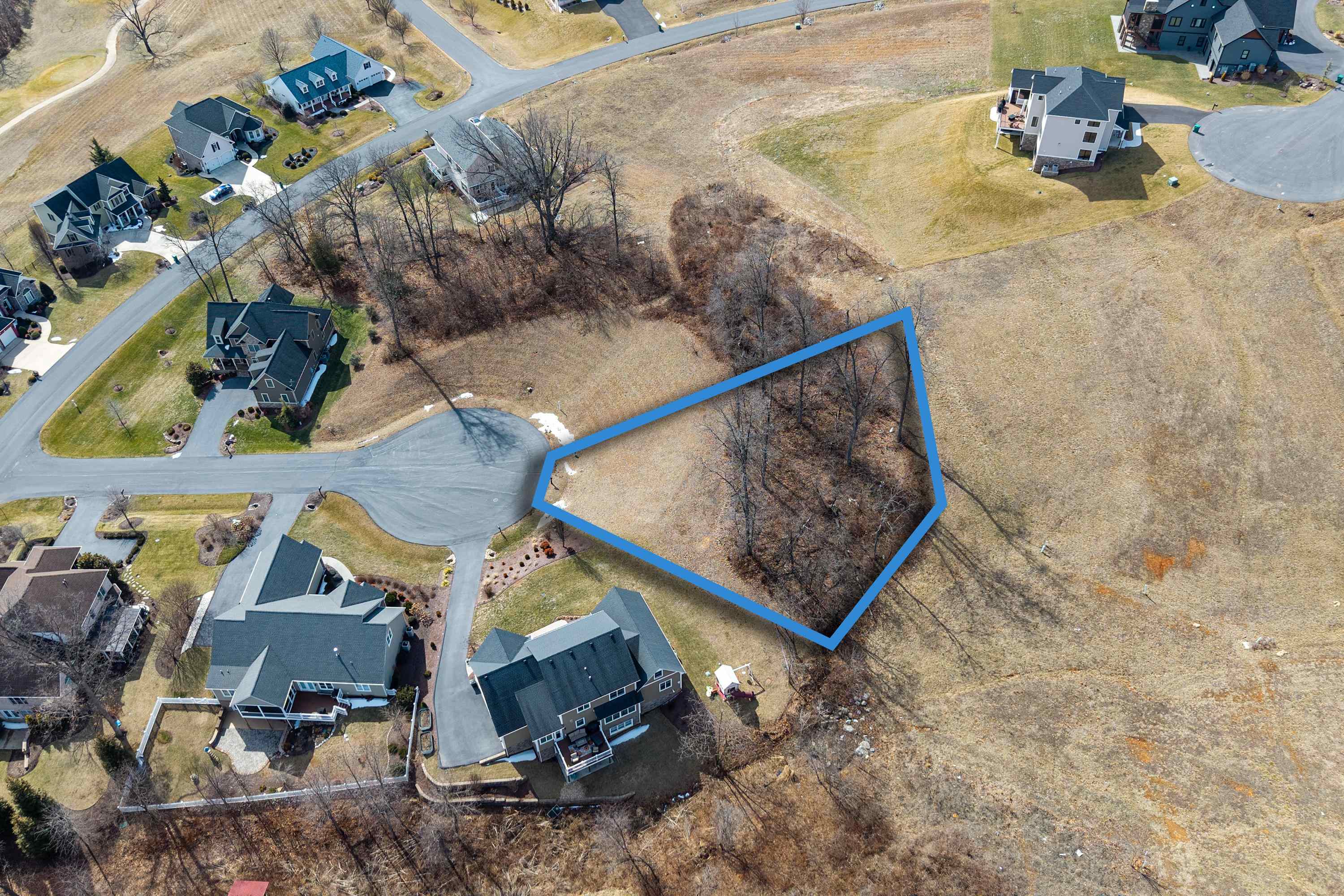 140 Markham Place Harrisonburg, VA 22801 - Photo 30 of 42 an aerial view of a house with a yard and wooden floor
