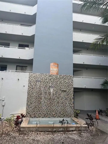 a view of a room with rack on the wall