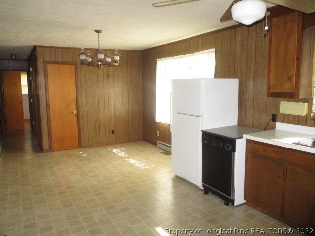 154 Sandy Ridge Church Road Rockingham, NC 28379 - Photo 10 of 19 a view of a kitchen with a sink and cabinet