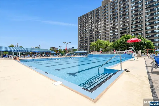 a view of a swimming pool