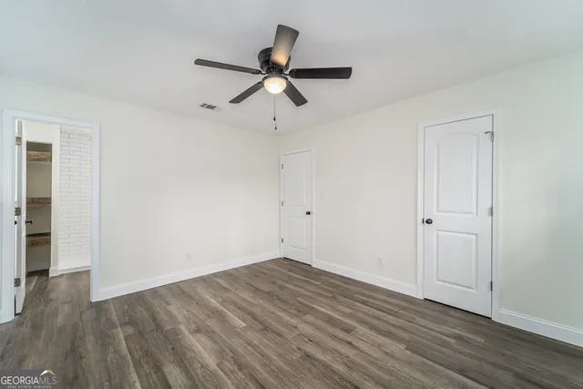 wooden floor in an empty room