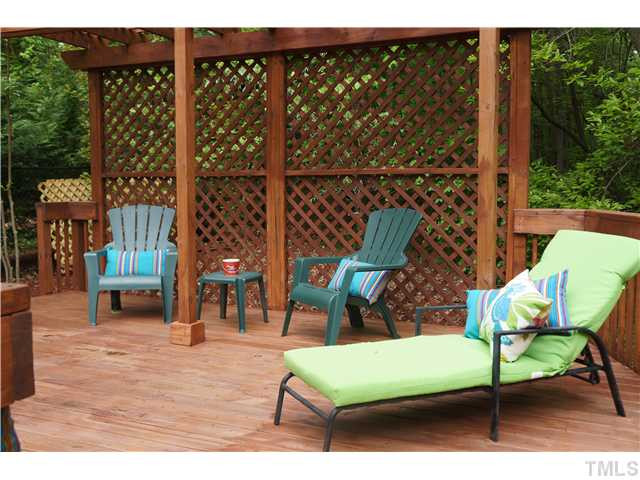 6404 Pernod Way Raleigh, NC 27613 - Photo 19 of 24 Wonderful arbor on this deck.