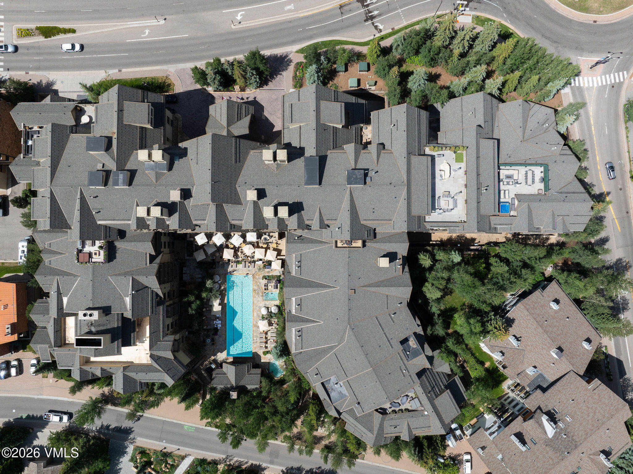 1 Vail Road, Unit 5102J Vail, CO 81657 - Photo 20 of 26 an aerial view of multiple house
