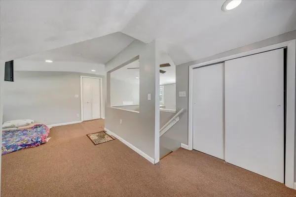 a view of livingroom with hardwood floor