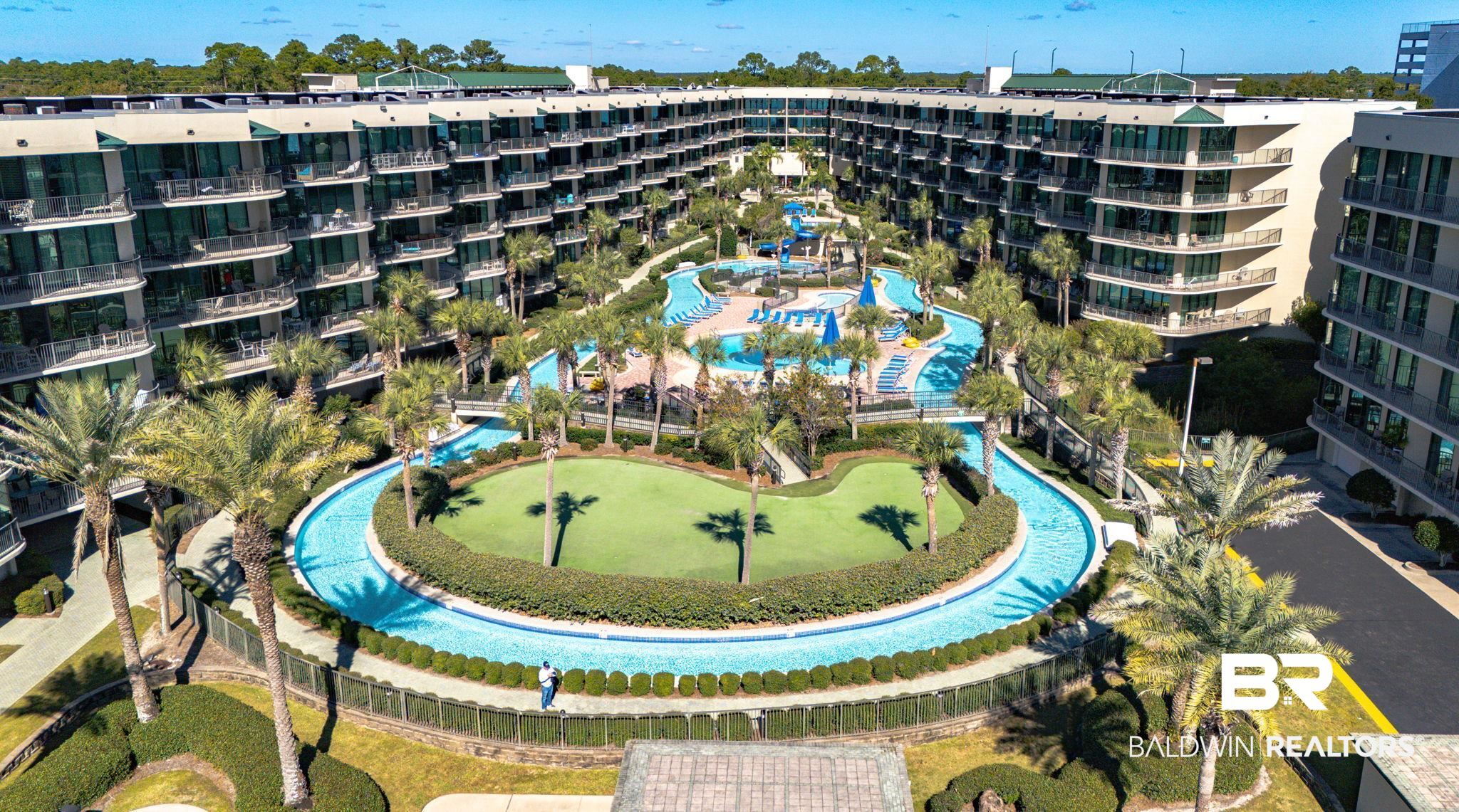 27580 Canal Road, Unit 1526 Orange Beach, AL 36561 - Photo 1 of 49 Aerial view of property and surrounding area with apartment complex / building