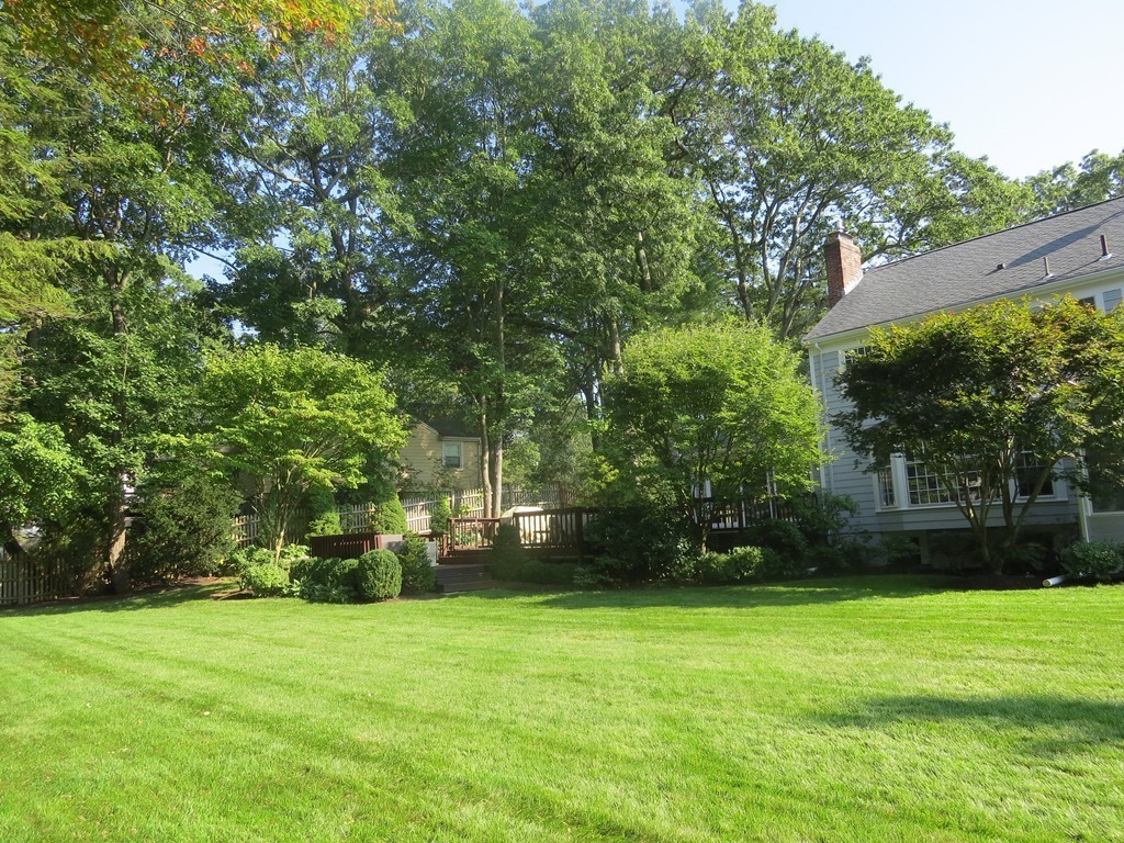33 Oakridge Road Wellesley, MA 02481 - Photo 3 of 27 a view of a backyard