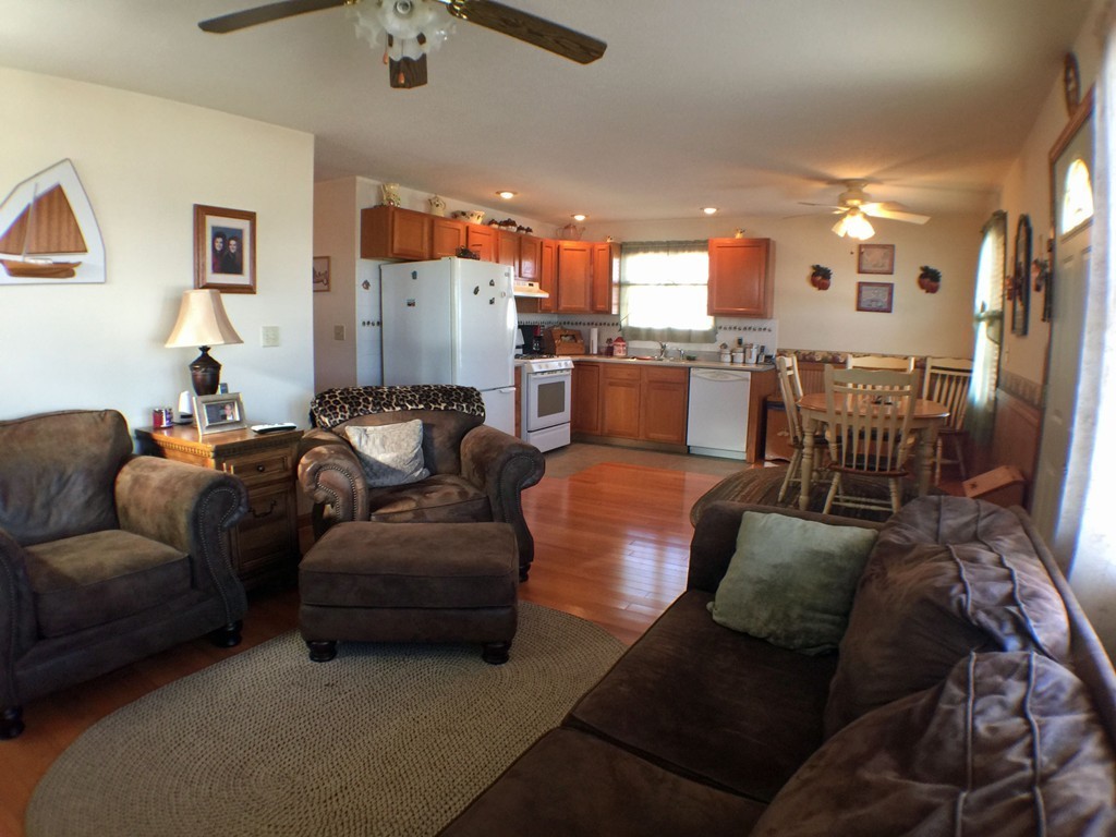 45 Jefferson Street Fall River, MA 02721 - Photo 1 of 16 a living room with furniture and kitchen view
