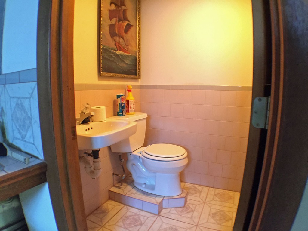 45 Jefferson Street Fall River, MA 02721 - Photo 12 of 16 a bathroom with a toilet and sink