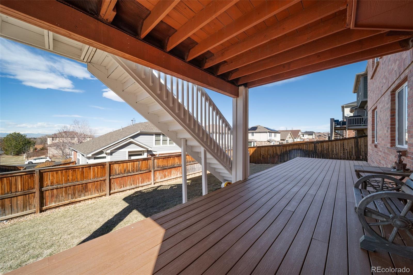 3041 South Jericho Way Aurora, CO 80013 - Photo 43 of 46 a view of balcony with wooden floor
