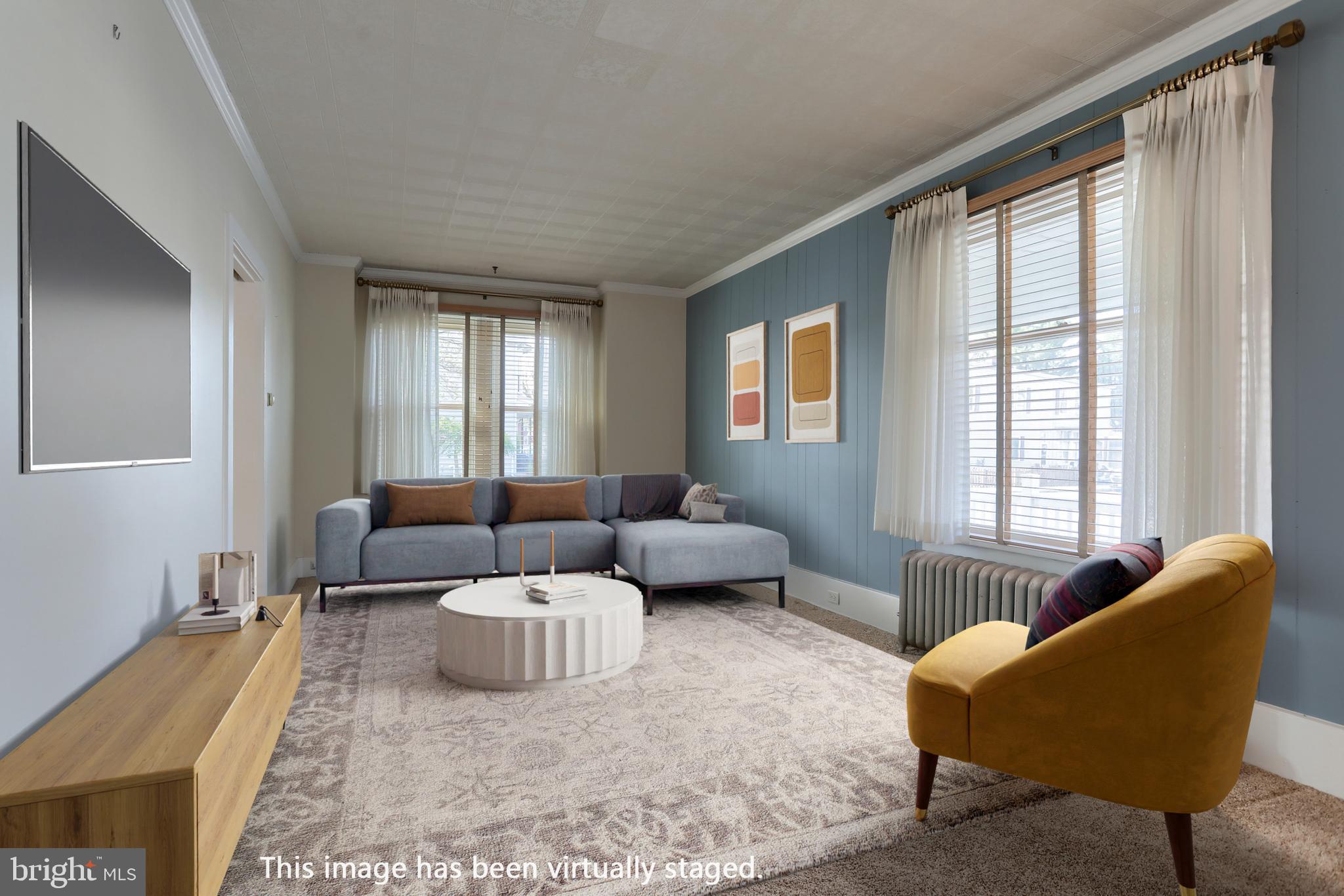 428 South 7th Street Lebanon, PA 17042 - Photo 6 of 38 Virtually staged - Spacious Living Room