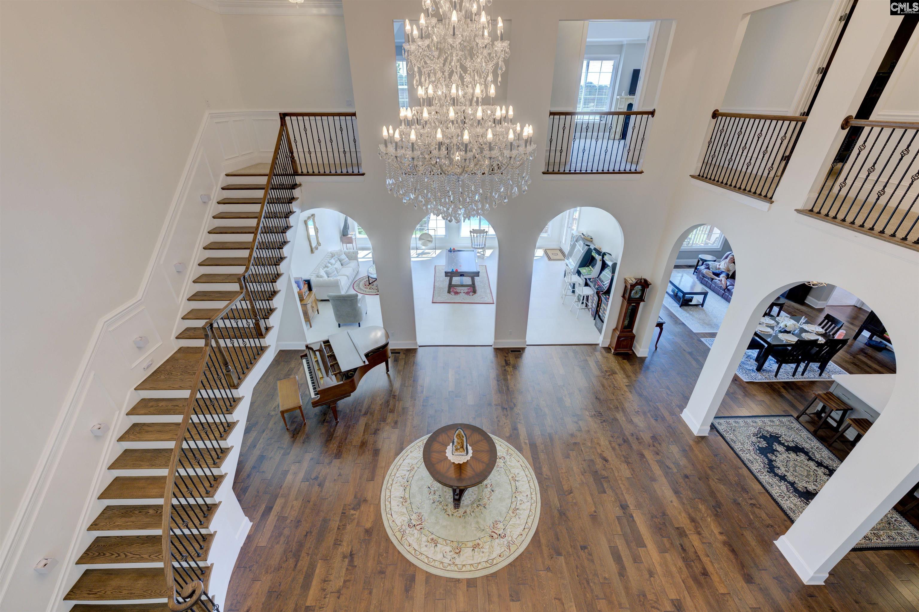 305 Northlake Road Columbia, SC 29223 - Photo 40 of 46 a view of hall way with furniture and chandelier