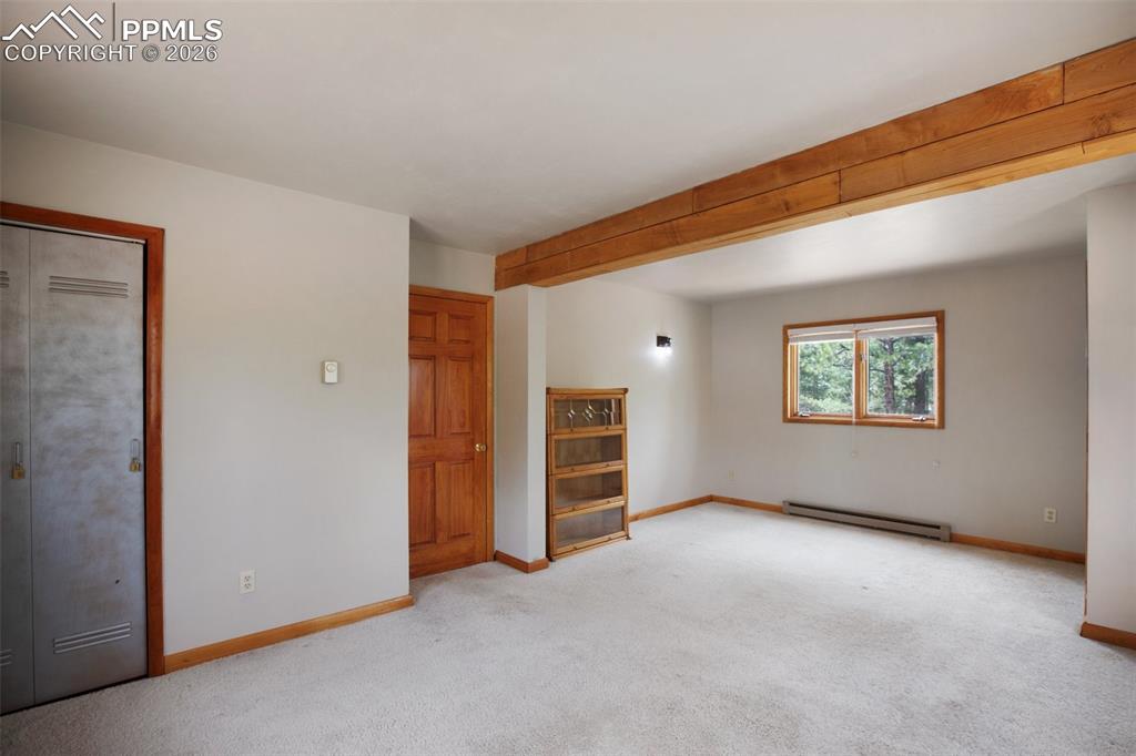 2061 Spruce Road Woodland Park, CO 80863 - Photo 15 of 26 an empty room with closet and windows