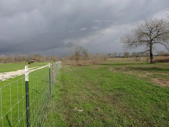 a big yard with lots of green space and deers