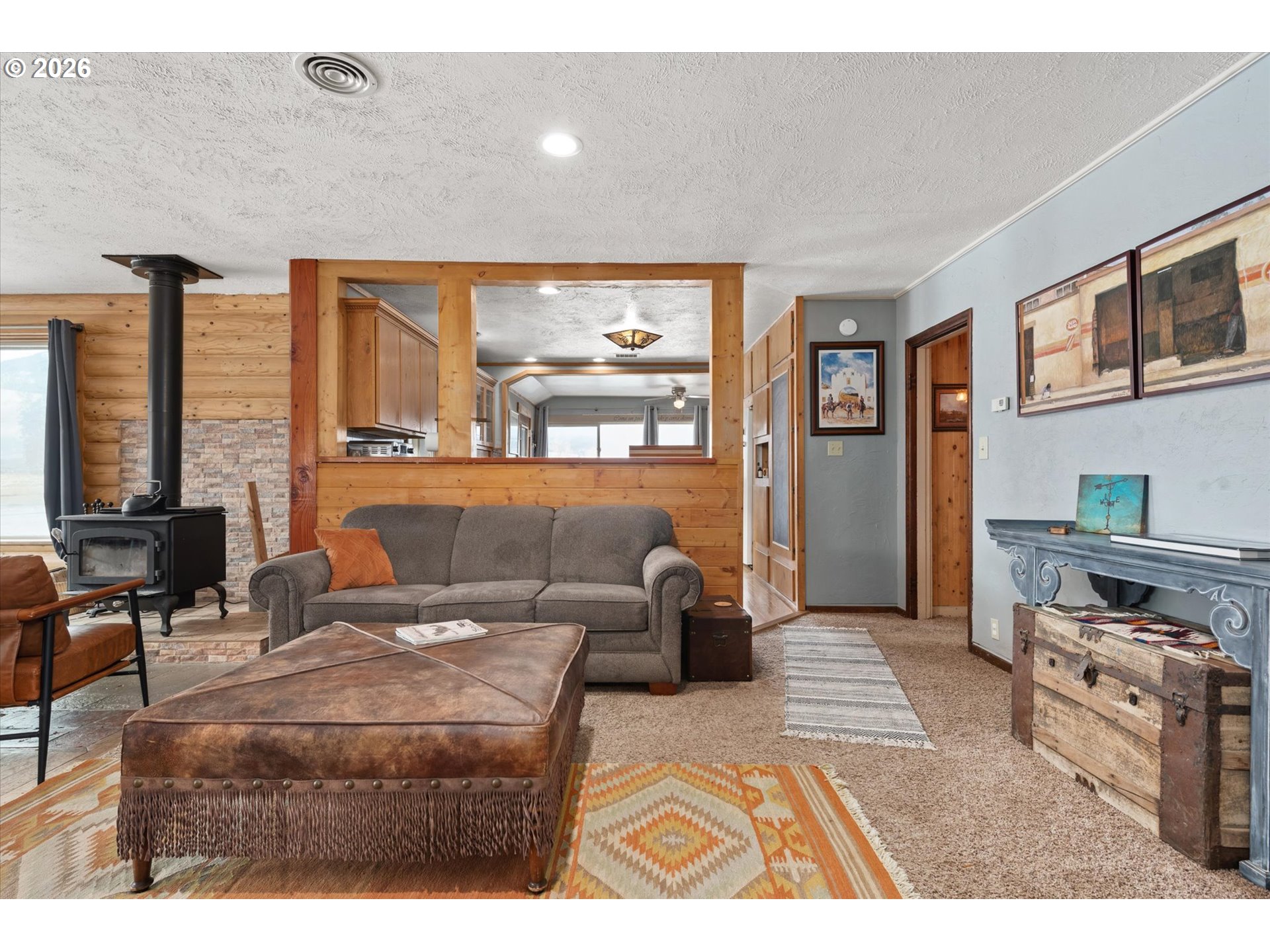 46278 Pocahontas Road Haines, OR 97833 - Photo 11 of 42 a living room with furniture and large window