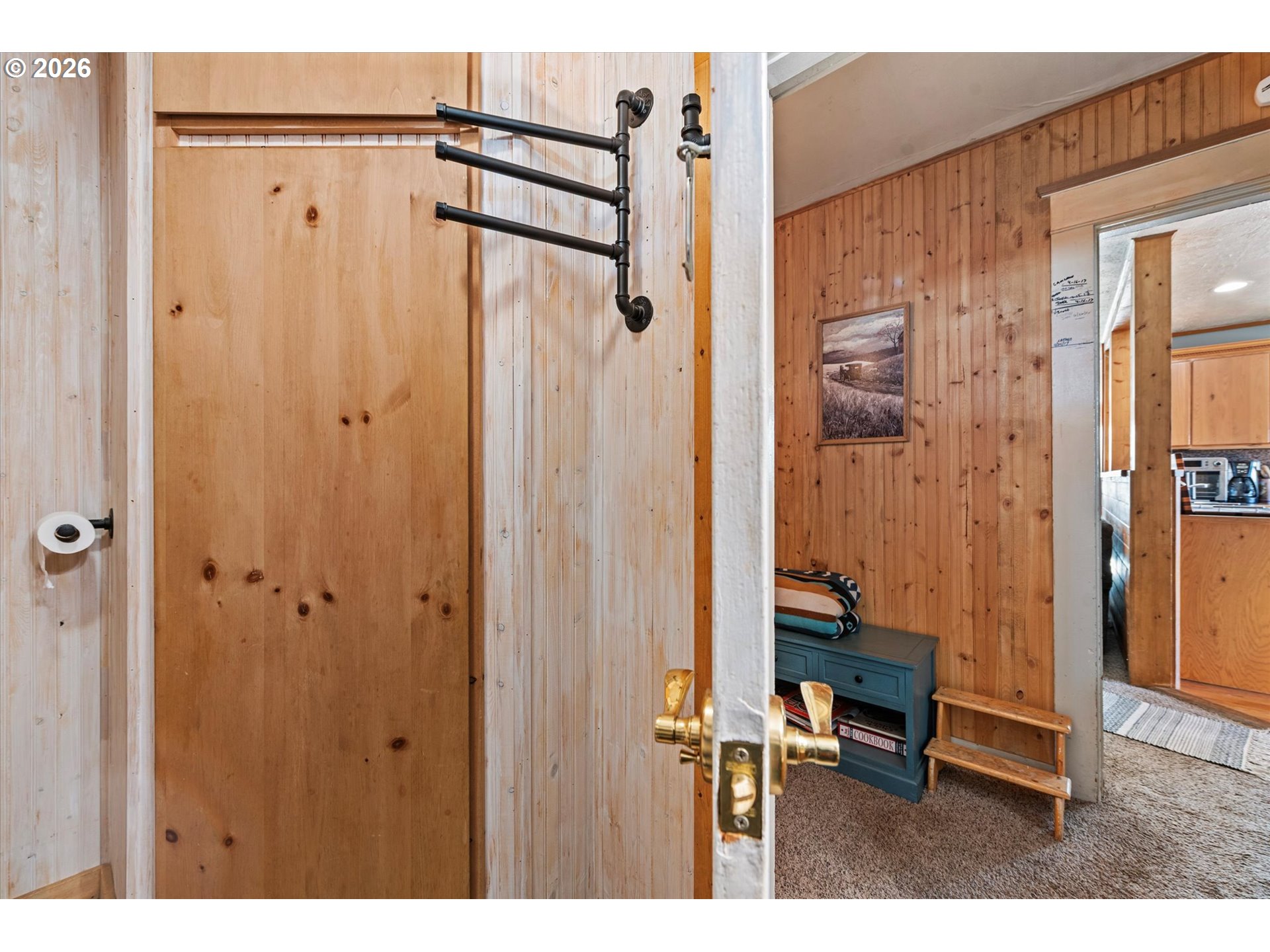 46278 Pocahontas Road Haines, OR 97833 - Photo 29 of 42 a view of a bathroom with a shower and a mirror