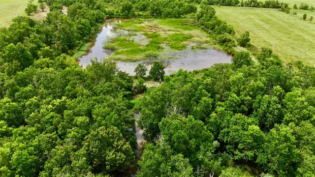 a view of a lake with a outdoor space